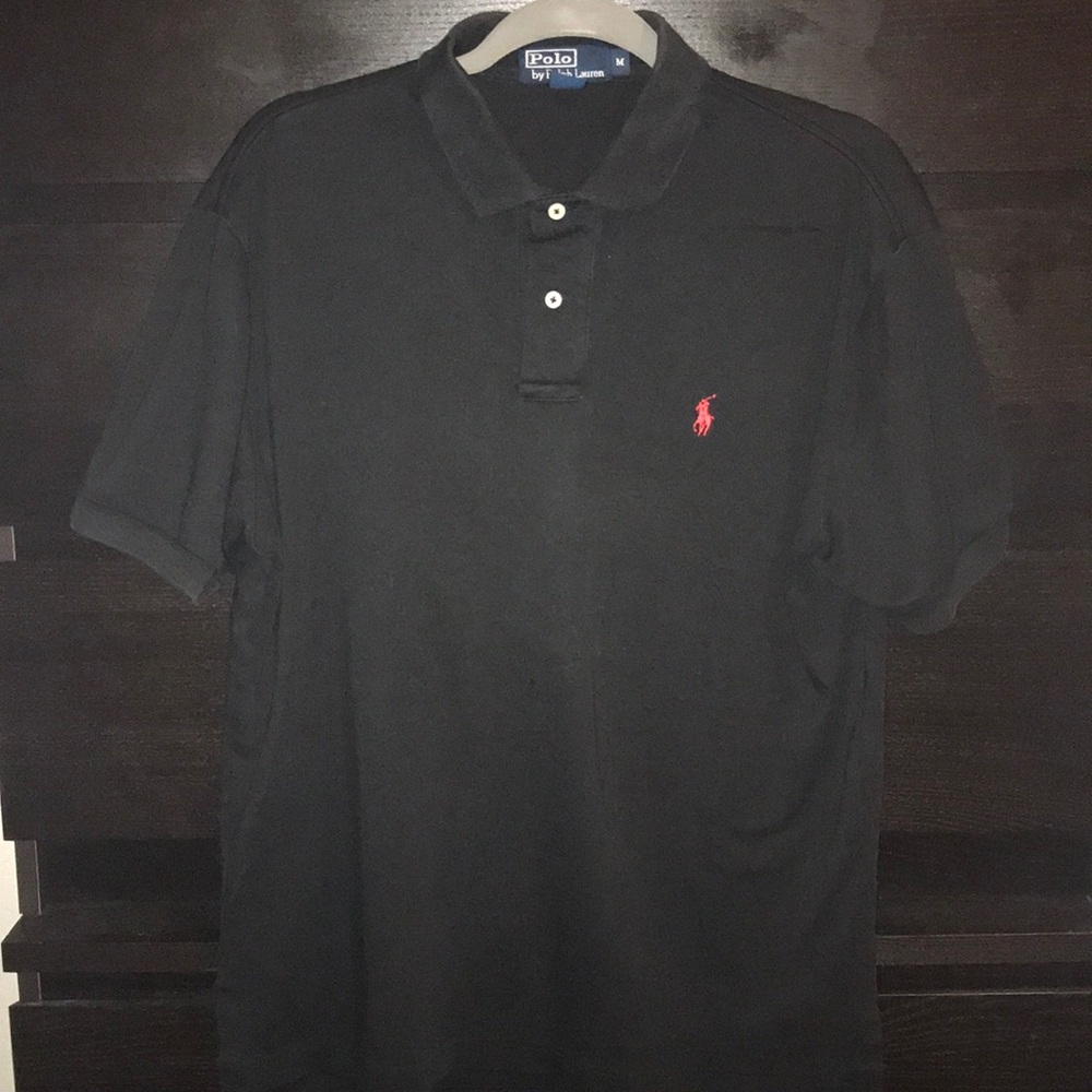 Polo Ralph Lauren black polo shirt